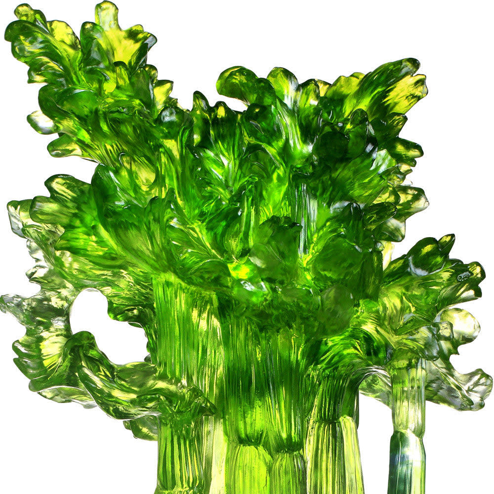 LIULI Crystal Art Crystal Home Decor, Celery, Testament