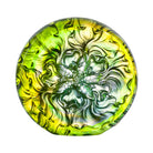 LIULI Crystal Art Crystal Fish, Goldfish, Grand Fulfillment (Amber / Bluish Green)