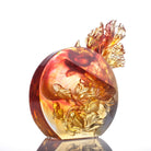 LIULI Crystal Art Crystal Koi Fish Sculpture, "In Celebration"