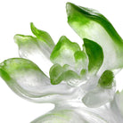 LIULI Crystal Art Crystal Flower, Orchid, "Imminent Spring Dance" (Special Edition, Come with Display Base)