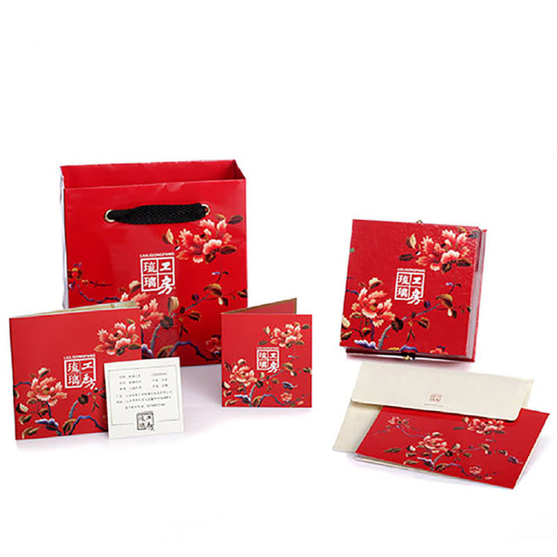 LIULI Crystal Art Crystal Flower, "Camellia, Singular Elegance" (Special Edition, Come with Display Base)