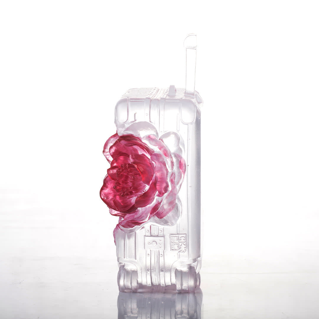 LIULI Crystal Art Crystal Flower "Packed with Confidence"