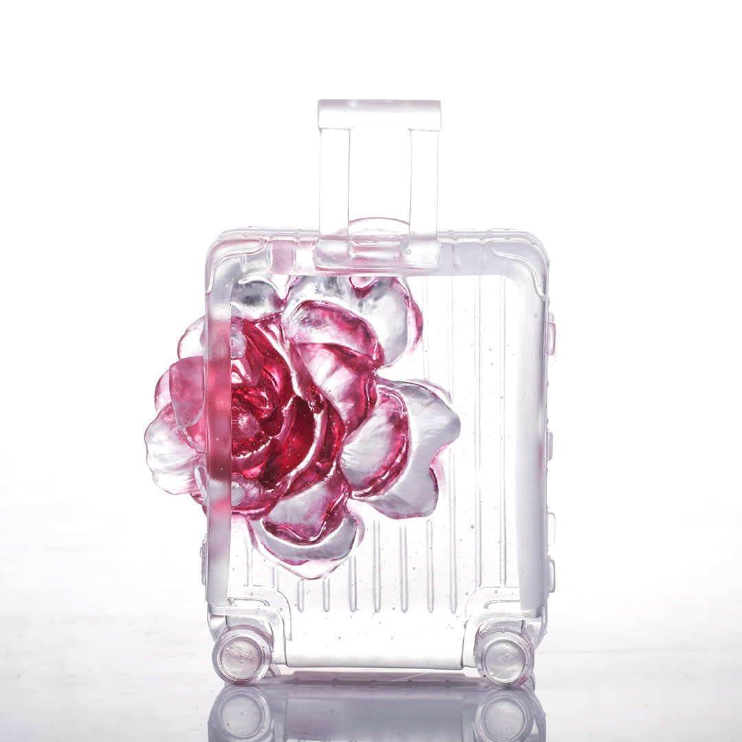 LIULI Crystal Art Crystal Flower "Packed with Confidence"