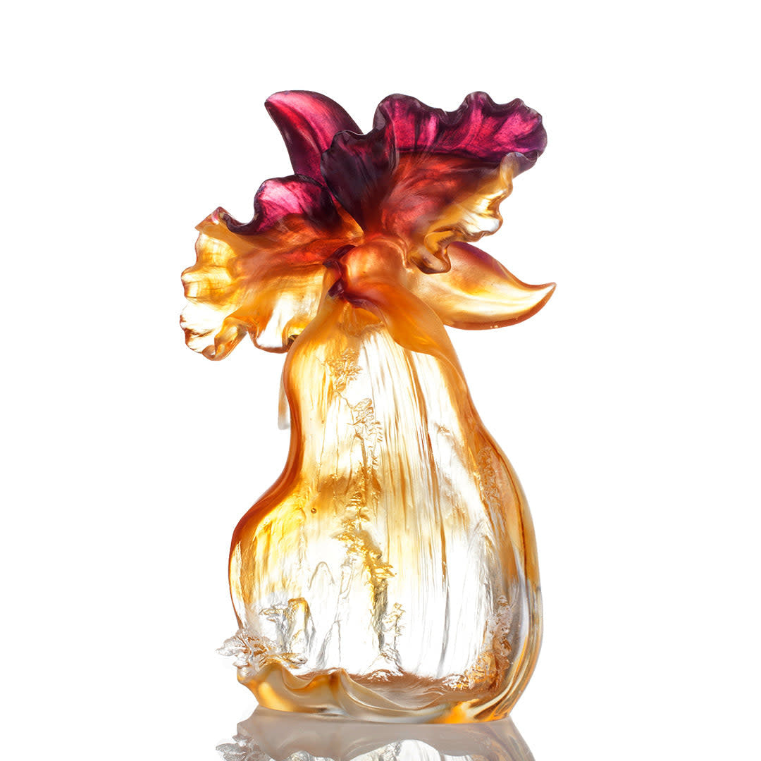 LIULI Crystal Art Crystal Flower "The Original Source"