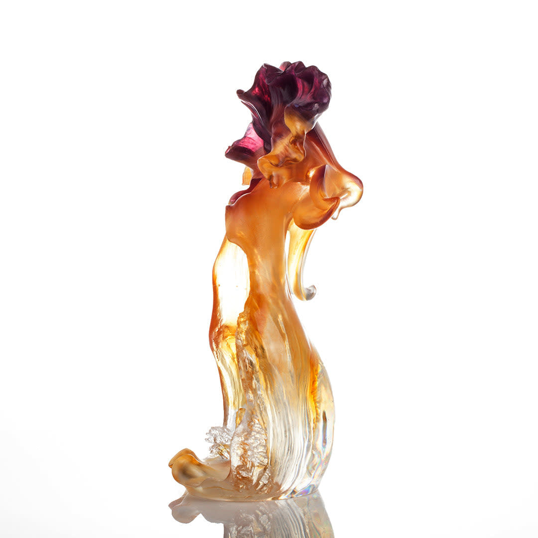 LIULI Crystal Art Crystal Flower "The Original Source"