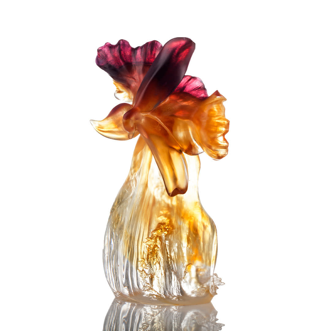 LIULI Crystal Art Crystal Flower "The Original Source"