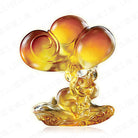 LIULI Crystal Art Crystal Mouse, Year of the Rat, Luck My Way