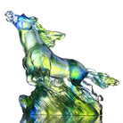 LIULI Crystal Art Crystal Horse, "The Frontrunner"