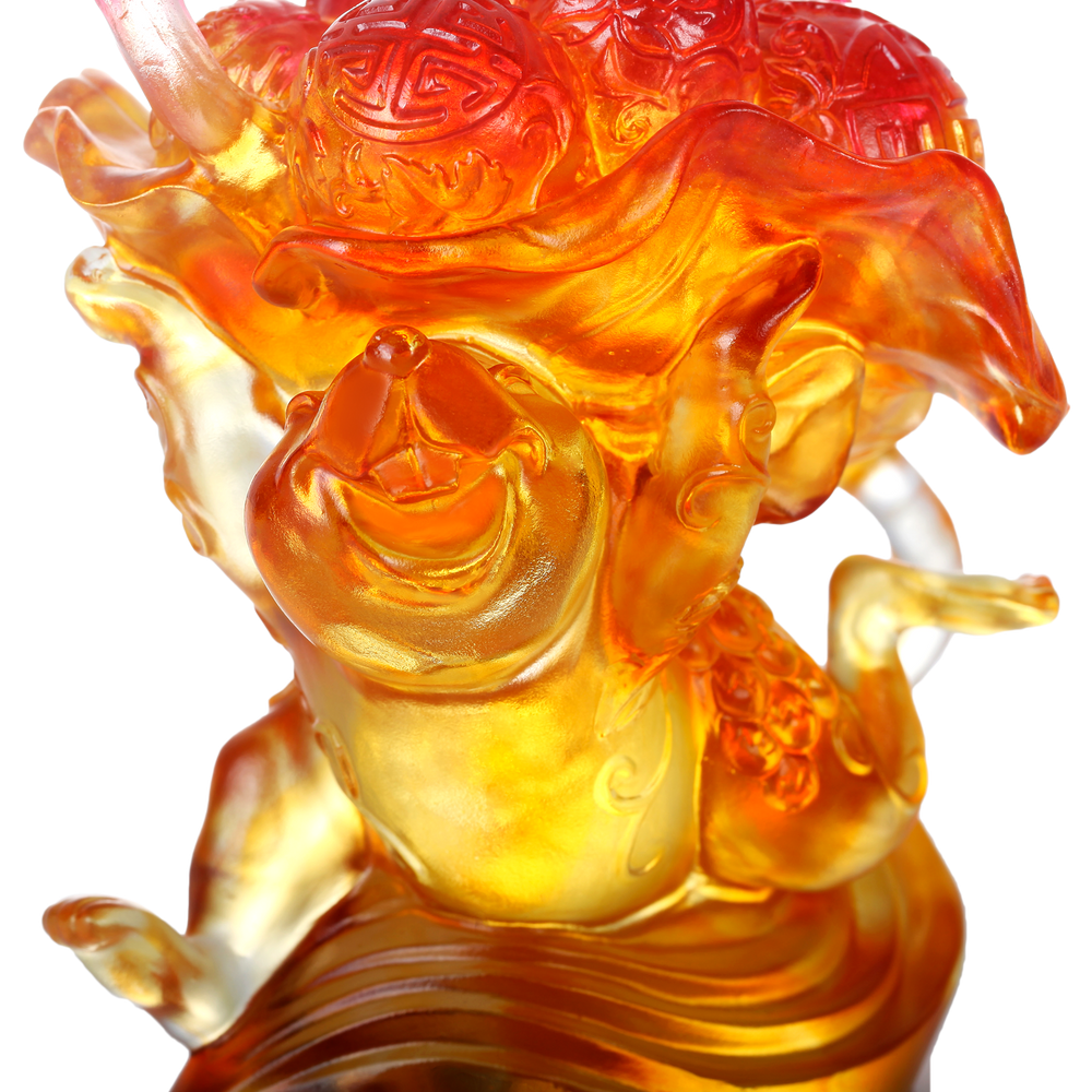 LIULI Crystal Art Crystal Mouse, Year of the Rat, An Auspicious Delivery