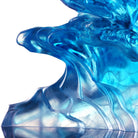 LIULI Crystal Art Crystal Tiger, Chinese Zodiac, Mighty Roar (Blue)