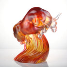 LIULI Crystal Art Ox Crystal Figurine, Profundity
