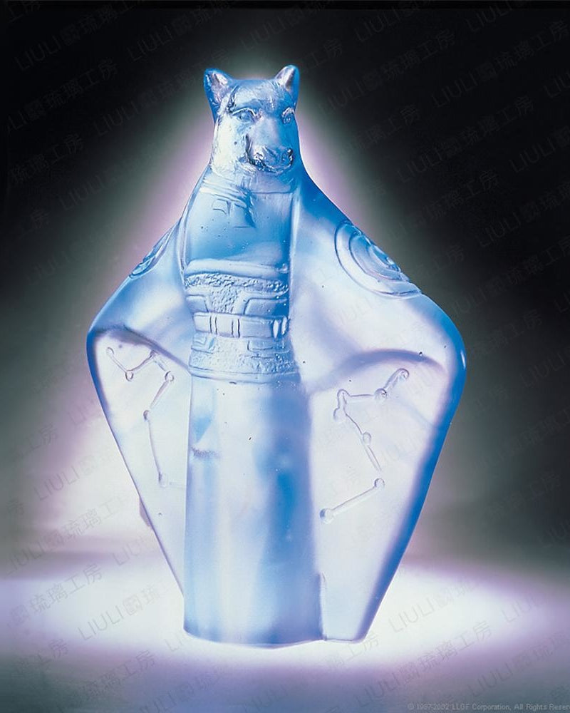 LIULI Crystal Art Crystal Zodiac Dog Figurine, Year of the Dog (Limited Edition)