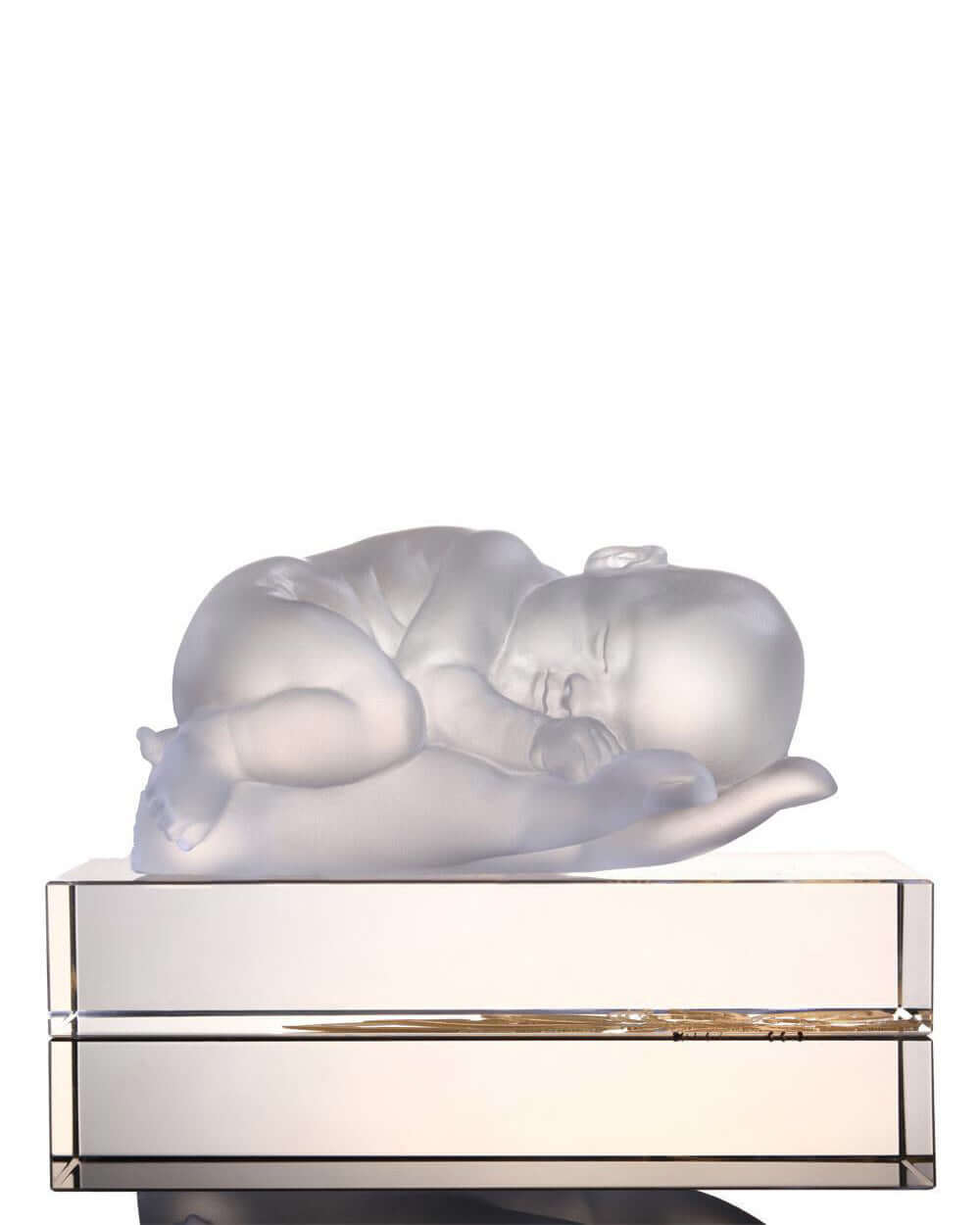 LIULI Crystal Art Crystal Baby Doll with Display Base, "A Great Wish" (Special Edition)