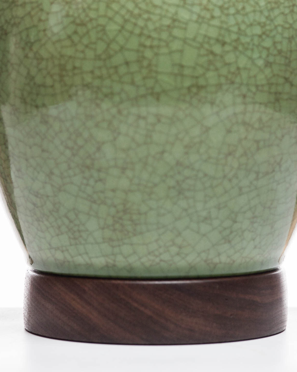 Lawrence & Scott Scarlett Porcelain Table Lamp in Celadon Crackle