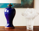 Lawrence & Scott Anita Porcelain Table Lamp in Indigo Blue