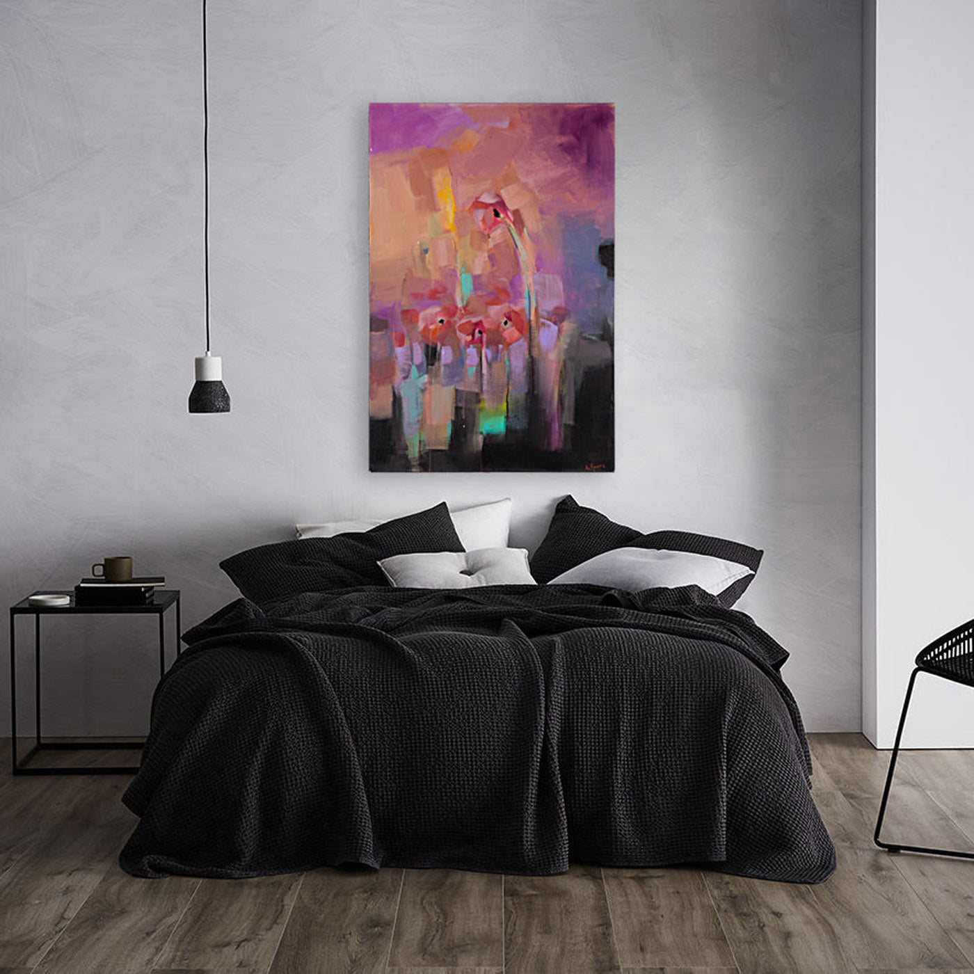 Poppies Abstract by Amber Jessica