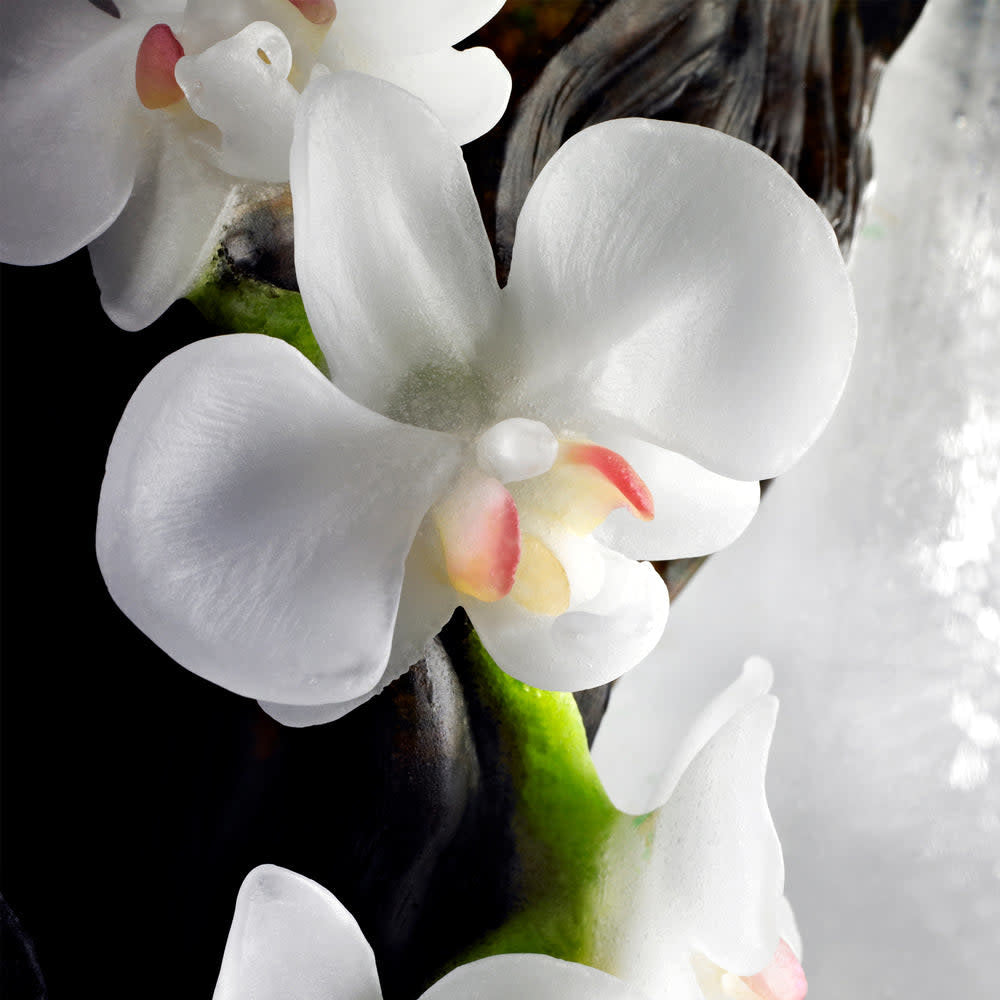 LIULI Crystal Art Crystal Mountain, The Power of Ascension-Yushan Juniper