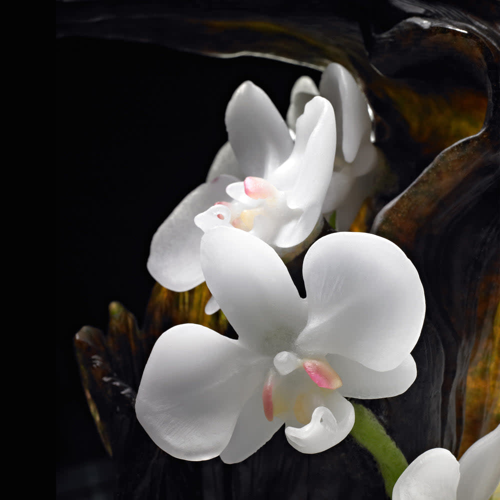 LIULI Crystal Art Crystal Mountain, The Power of Ascension-Yushan Juniper