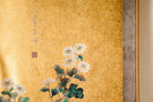 Lawrence & Scott " Twilight Garden" by Sung Tze-Chin on gold foil 4-Panel Screen