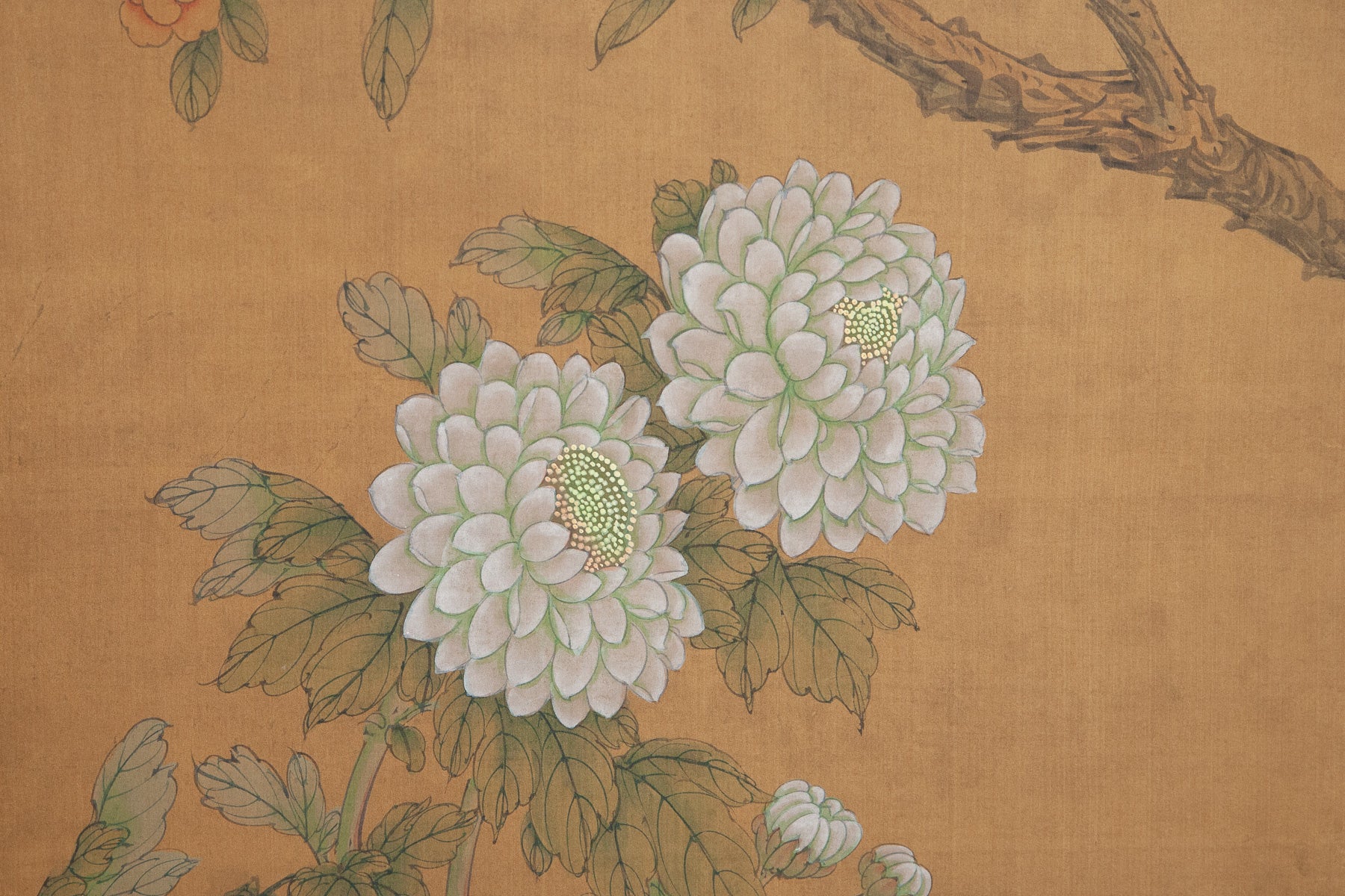 Lawrence & Scott Master Sung Tze-Chin "Sakura Garden" 8-Panel Screen