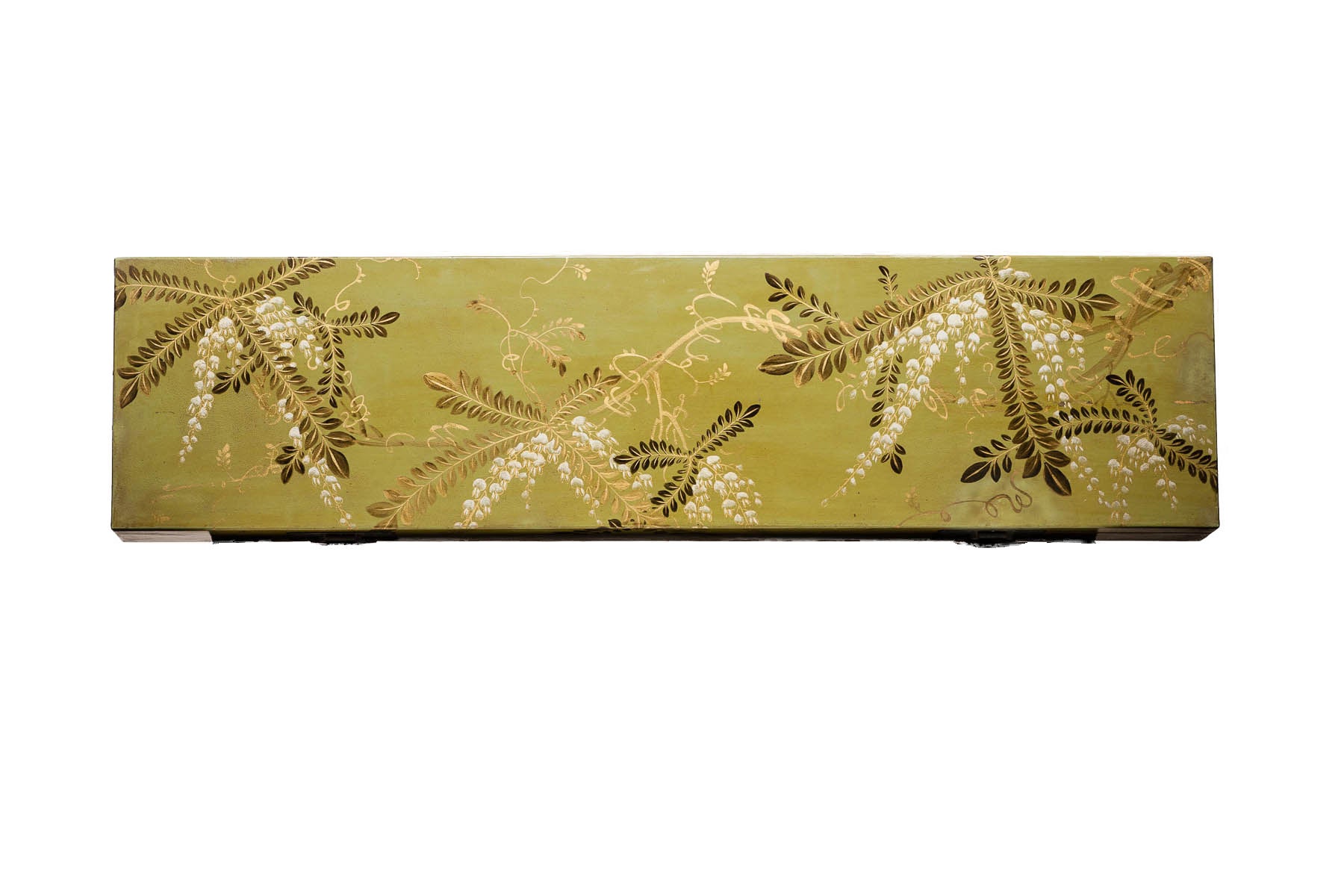 Tea Leaf Green Vitality Leather Box (48") With Full Hardware