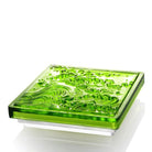 LIULI Crystal Art Crystal Incense Case & "A Happy Excursion - Anonymous" Incense Set in Green