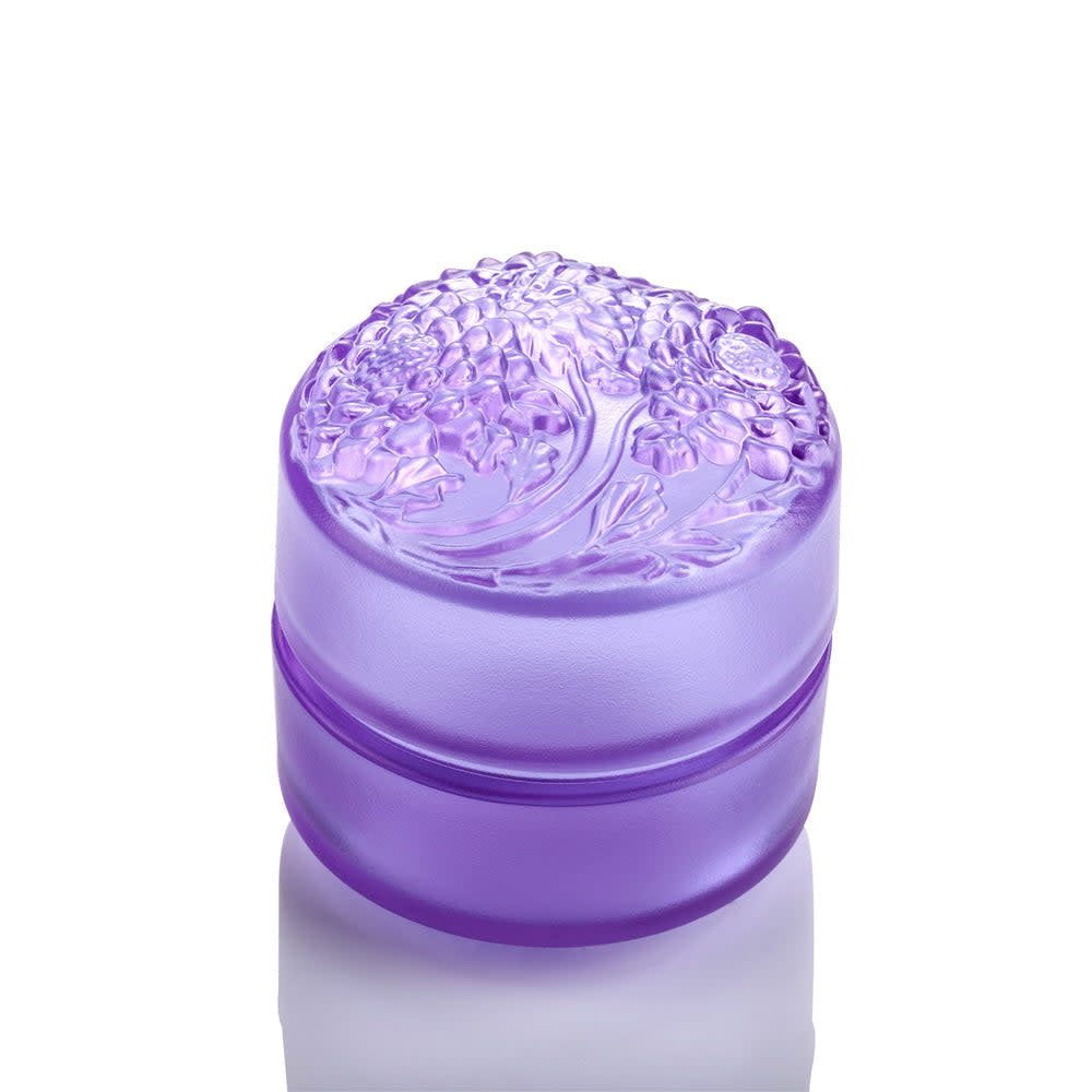 LIULI Crystal Art Crystal Jewelry Box, Lunar Treasure Chest (Small)