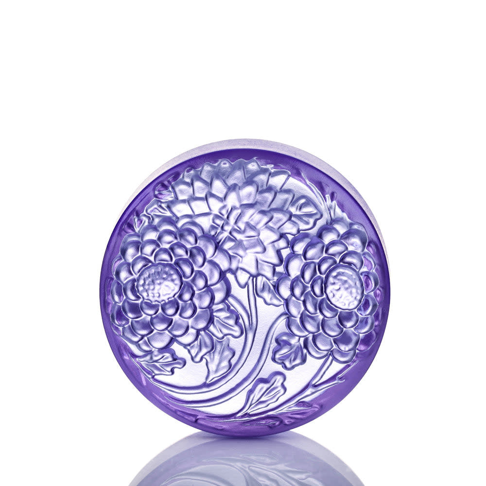 LIULI Crystal Art Crystal Jewelry Box, Lunar Treasure Chest (Small)