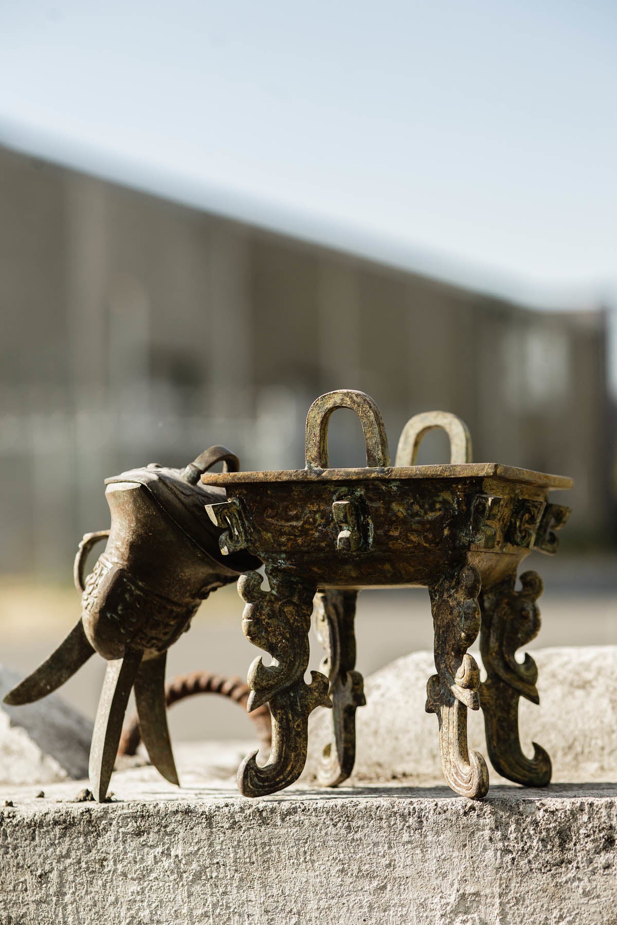 Verdigris Bronze Incense Burner