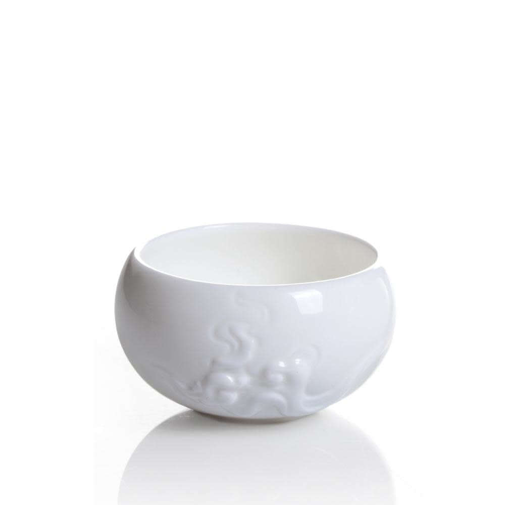 LIULI Crystal Art Bone China Sake Set - (3-Piece Set) "Li Bai’s Intoxication" Limited Edition