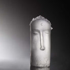 LIULI Crystal Art Crystal Buddha Figurine, "Free Mind Inexpressible in Words"