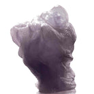 LIULI Crystal Art Crystal "Great Joy-All Encompassing" Matreiya, Happy Buddha Figurine in Powder Purple